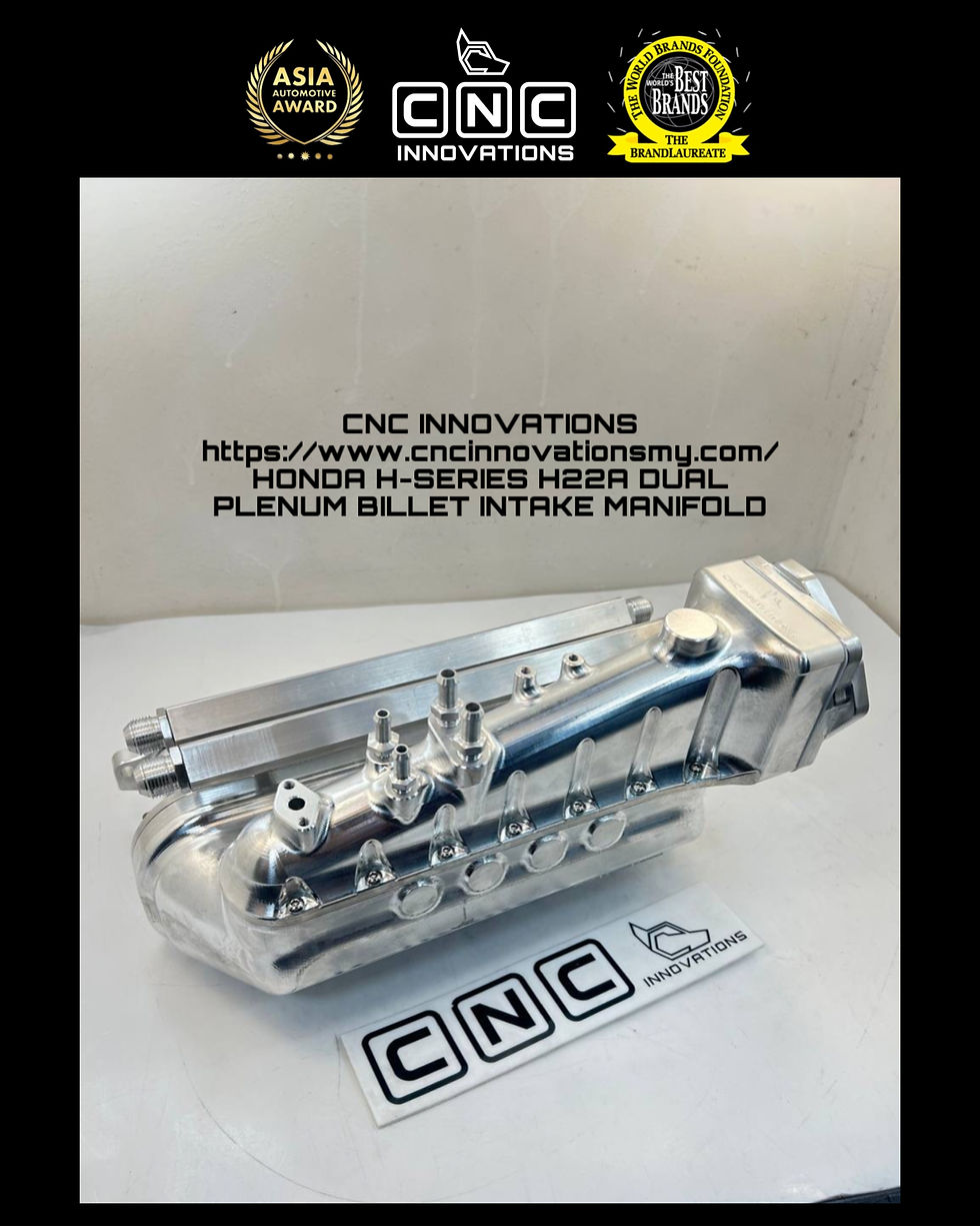 Thumbnail: HONDA H-SERIES H22A DUAL PLENUM BILLET INTAKE MANIFOLD (OPTIONAL 4 or 8 INJECTOR