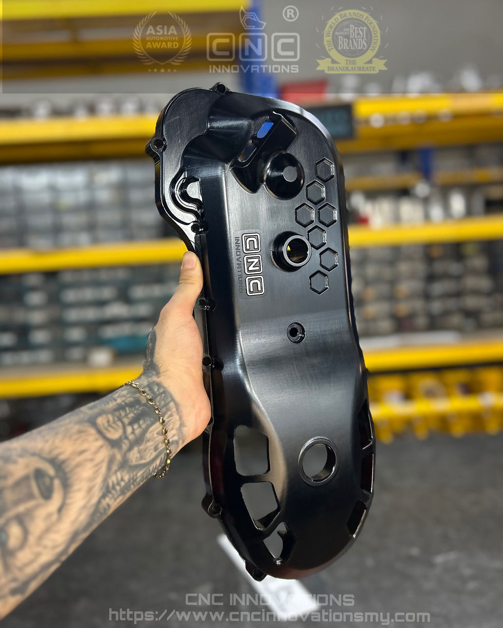 Thumbnail: GILERA RUNNER 125 172 180 BILLET TRANSMISSION COVER WITH KICKSTARTER PLACE