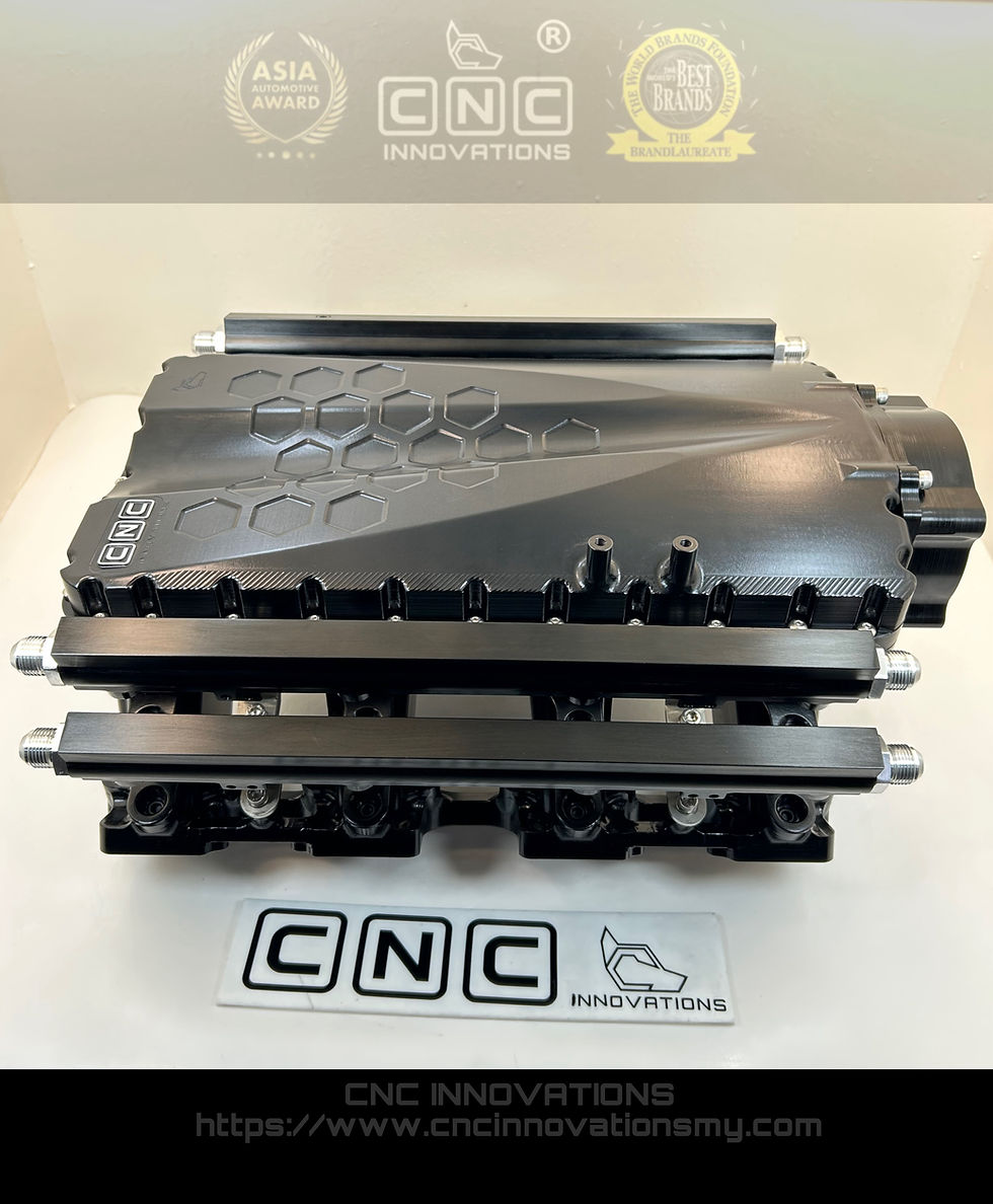 Thumbnail: LS1 LS2 LS6 LSX RECTANGULAR FULLY BILLET INTAKE MANIFOLD (8 or 16 injectors) 