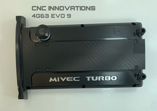 MITSUBISHI 4G63 MIVEC TURBO EVO 9 BILLET VALVE COVER | CNC INNOVATIONS