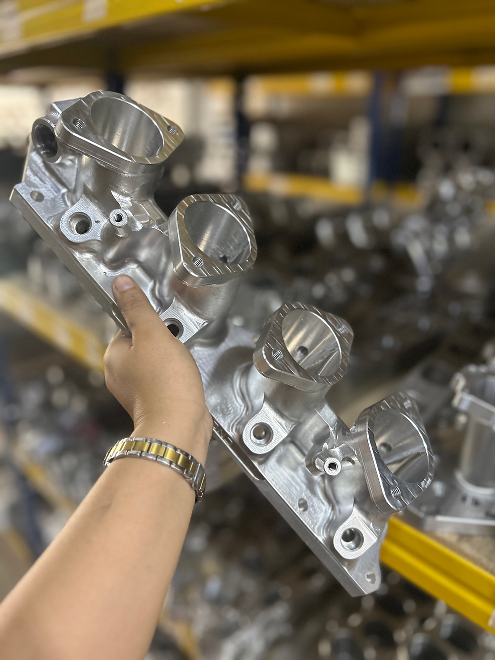 Thumbnail: HONDA K20 & K24 CL9 FD2 TYPE R TO WEBER DELLORTO SOLEX JENVEY DCOE ID50 BILLET