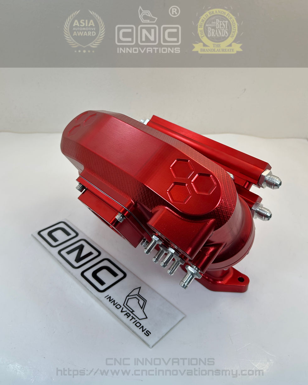 Thumbnail: TOYOTA YARIS GR 1.6 GXPA16 COROLLA G16-GTS DUAL FUEL RAIL BILLET INTAKE MANIFOLD