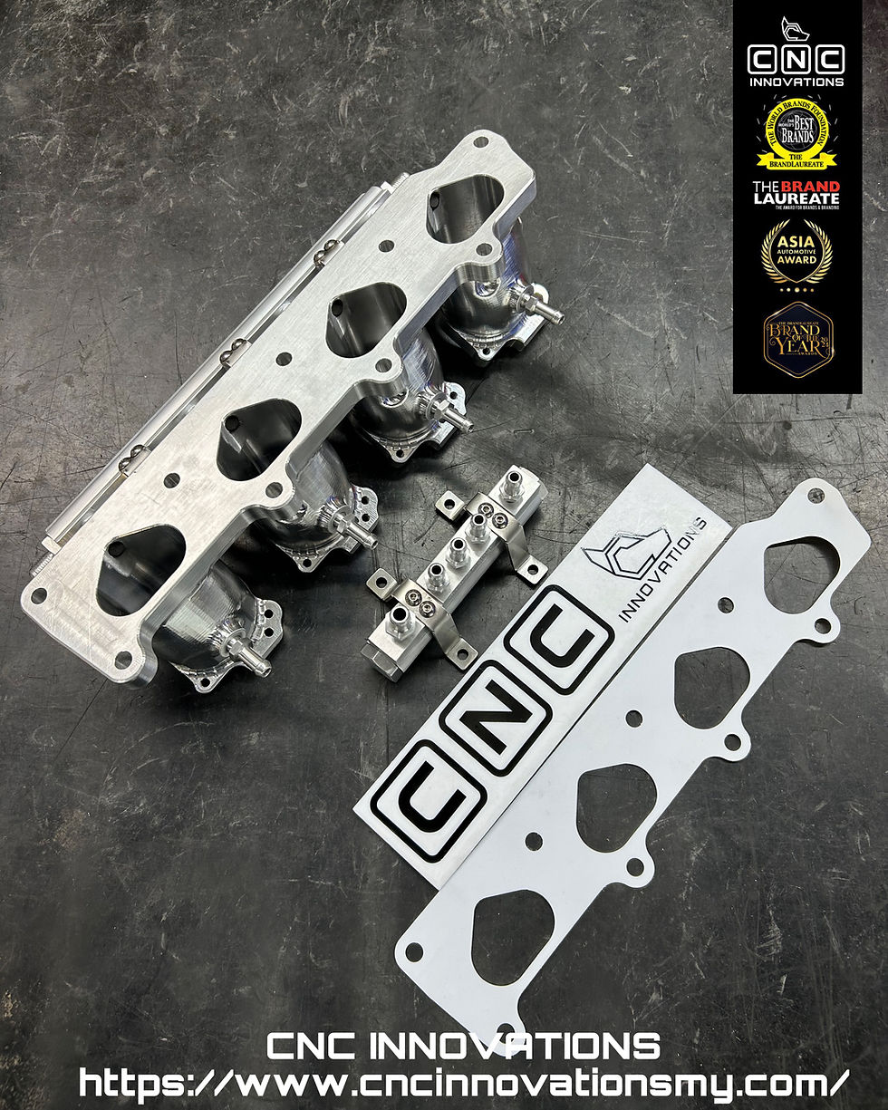 Thumbnail: TOYOTA 4AGE 20V BLACKTOP ANGLED UPWARD ITB ADAPTER