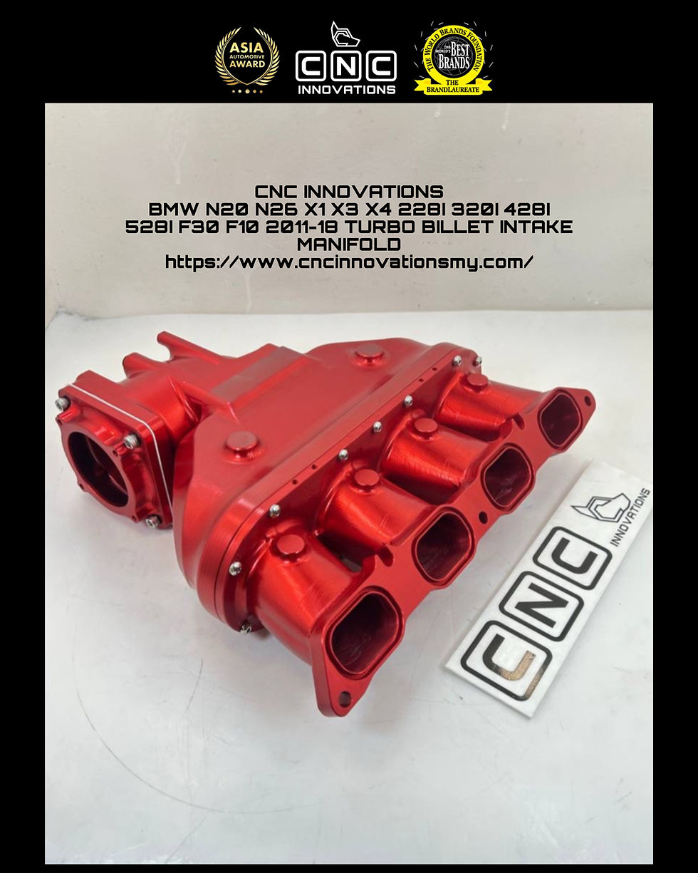 Thumbnail: BMW N20 N26 X1 X3 X4 228I 320I 428I 528I F30 F10 2011-18 TURBO BILLET INTAKE MAN