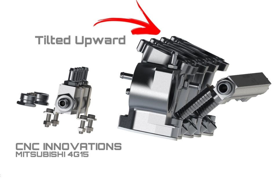 Thumbnail: MITSUBISHI 4G15 for 4AGE 20V ITB ADAPTER WITH PERFORMANCE FUEL RAIL