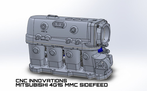 MITSUBISHI 4G15 MMC SIDE-FEED BILLET INTAKE MANIFOLD | CNC INNOVATIONS