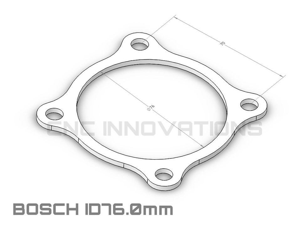 Thumbnail: BOSCH Engine Intake Manifold Throttle Body Teflon Gasket