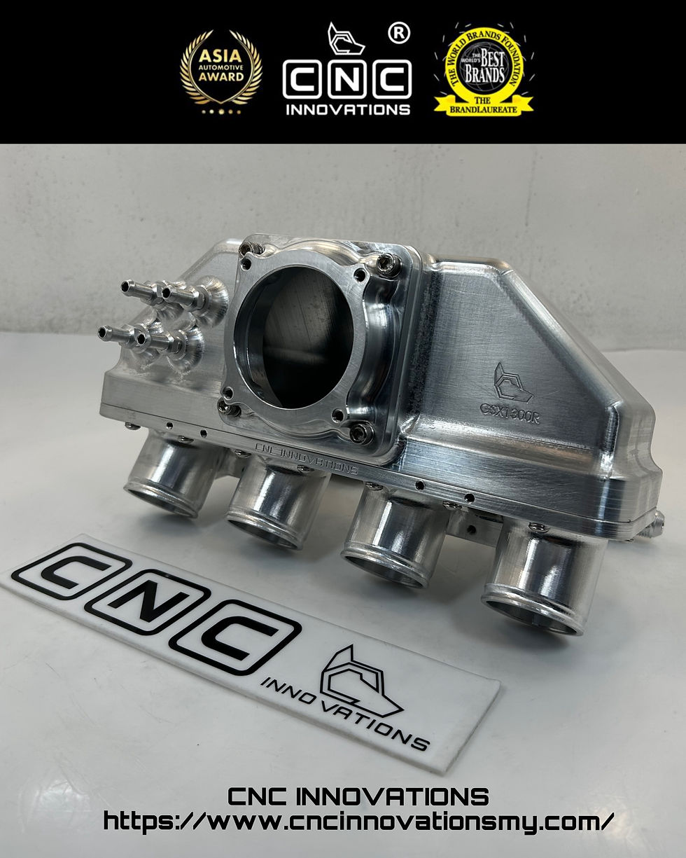 Thumbnail: SUZUKI HAYABUSA GEN 1 GSX1300R ID43MM OD50MM RUNNER BILLET INTAKE MANIFOLD