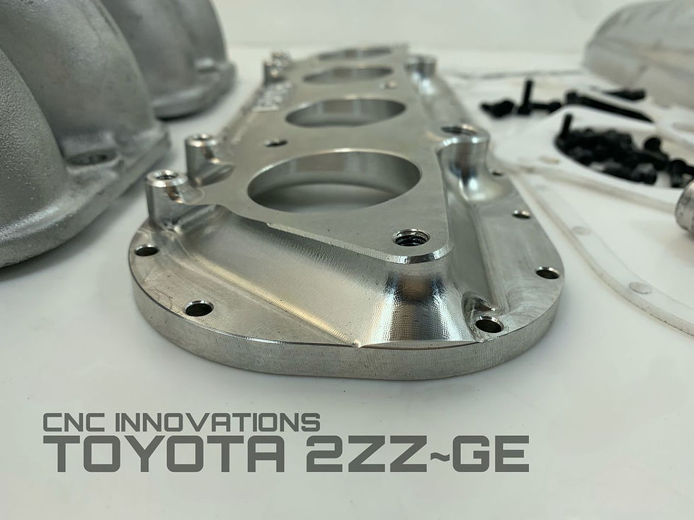 Thumbnail: TOYOTA 2ZZ-GE BILLET SIDE-FEED INTAKE MANIFOLD PLENUM KIT