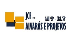 Logotipo Jcf Alvarás e projetos