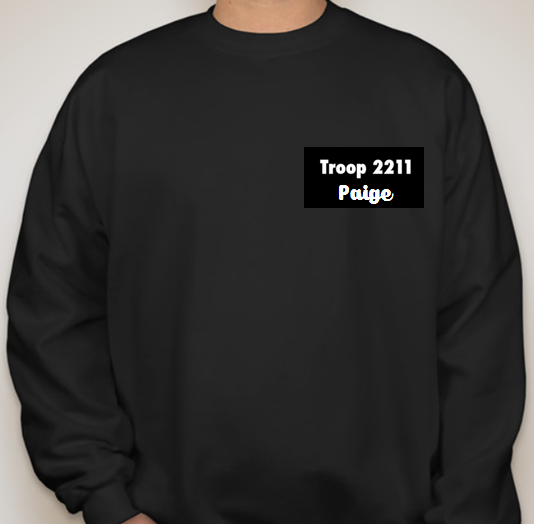 Thumbnail: Youth Crew Neck Rocket Sweatshirt