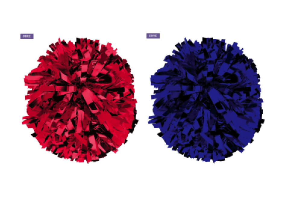 Red and Blue Poms | sparklestation