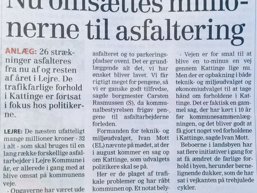 Lejre låner 32 mio. til asfalt...