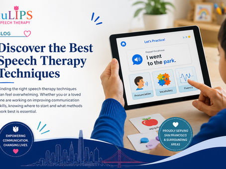 Discover the Best Speech Therapy Techniques