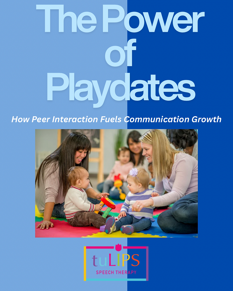 The Power of Playdates: How Peer Interaction Fuels Communication Growth