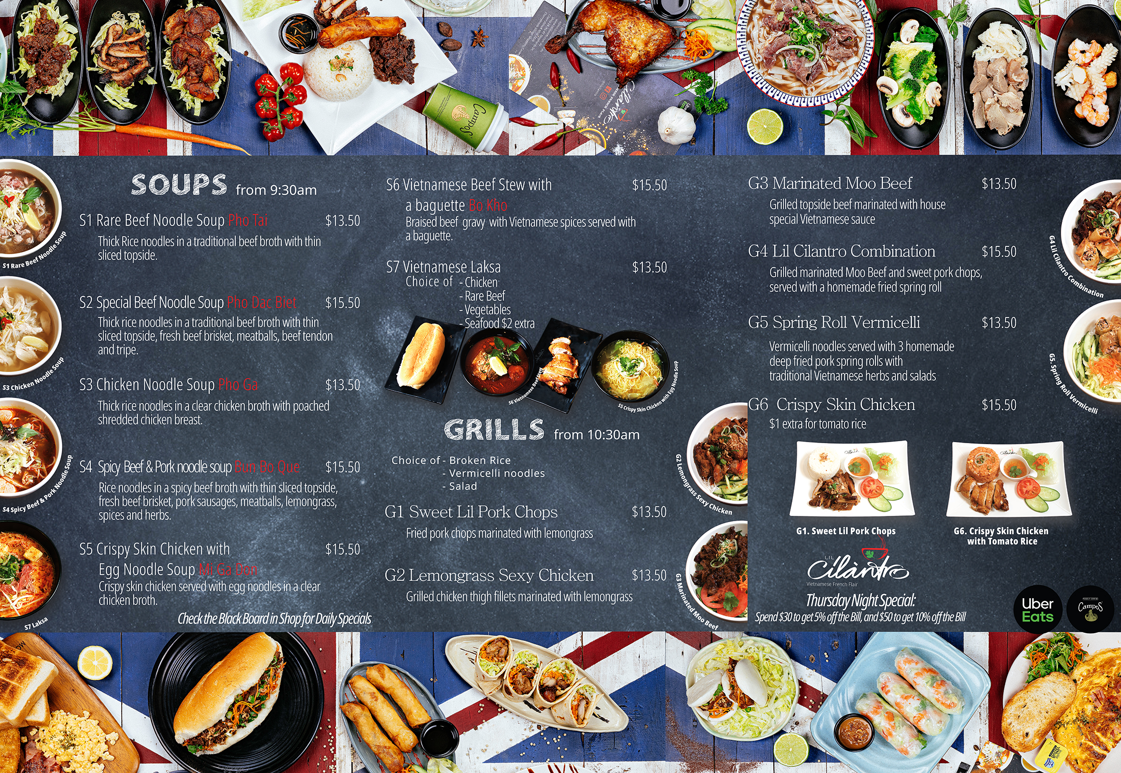 Arranged Food and Objects