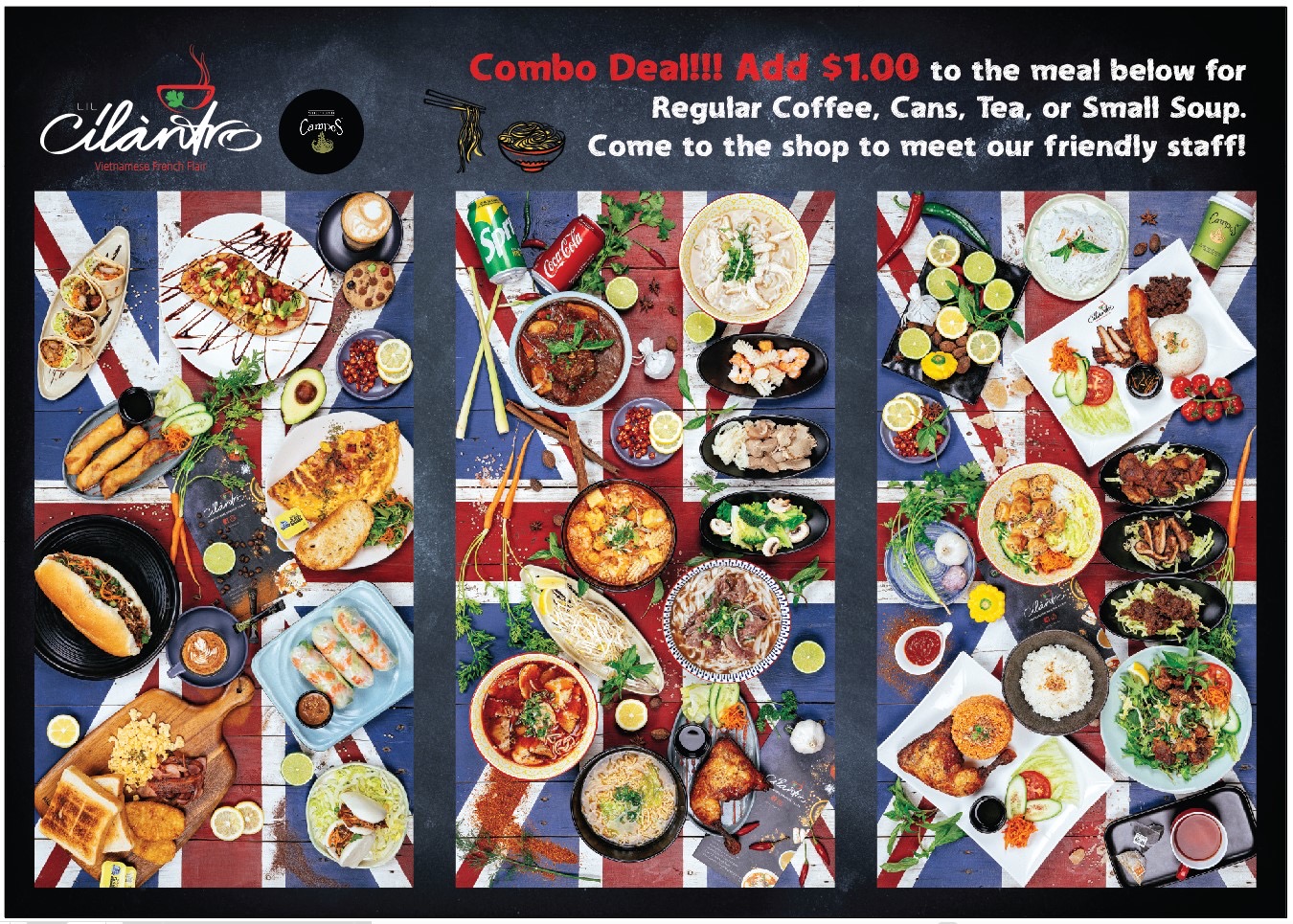 Arranged Food and Objects