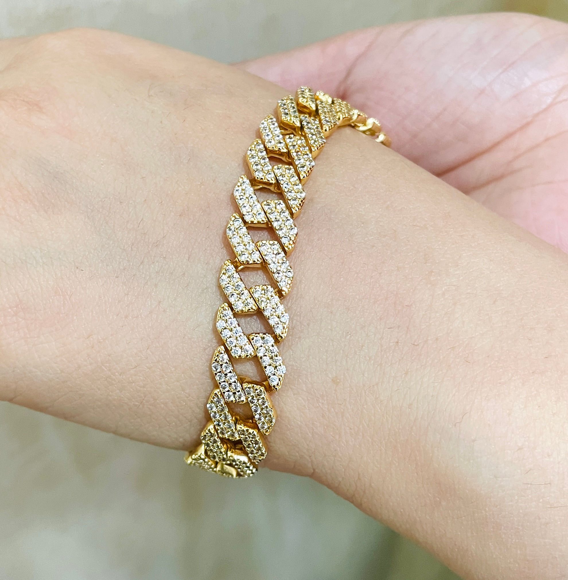 Unisex AD Studded Bracelet 