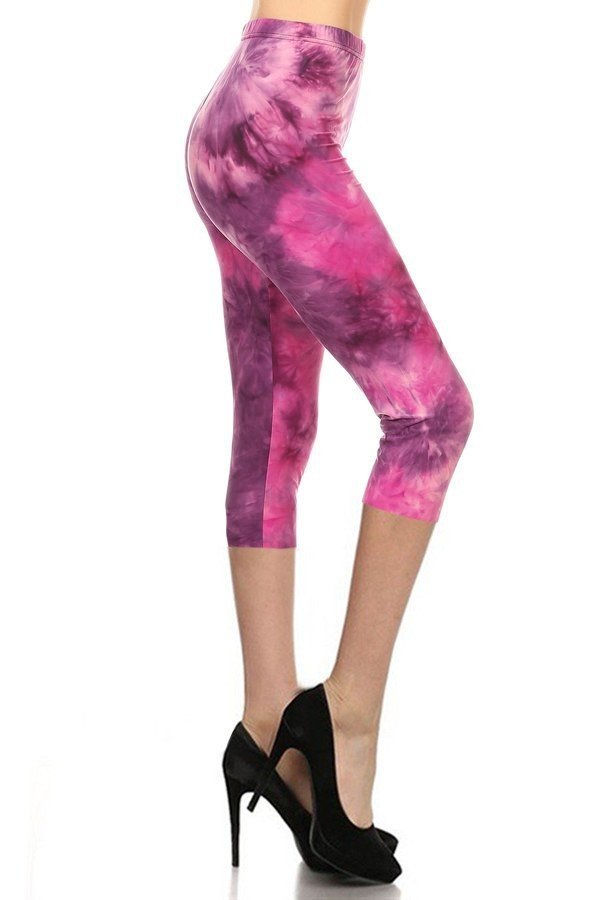 Pink Tie Dye Capri (0-10)