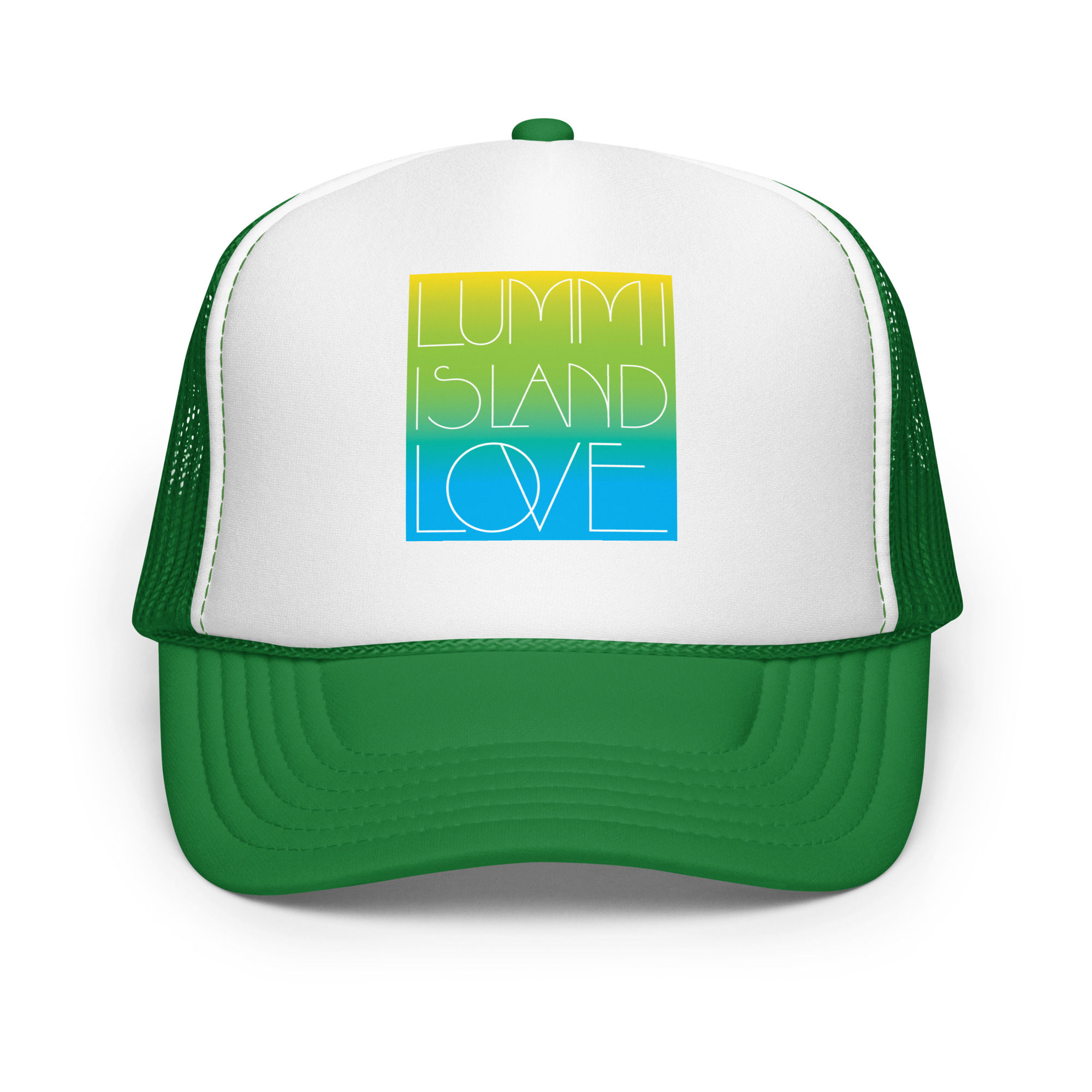 Nouveau Lummi Island Love Foam trucker hat