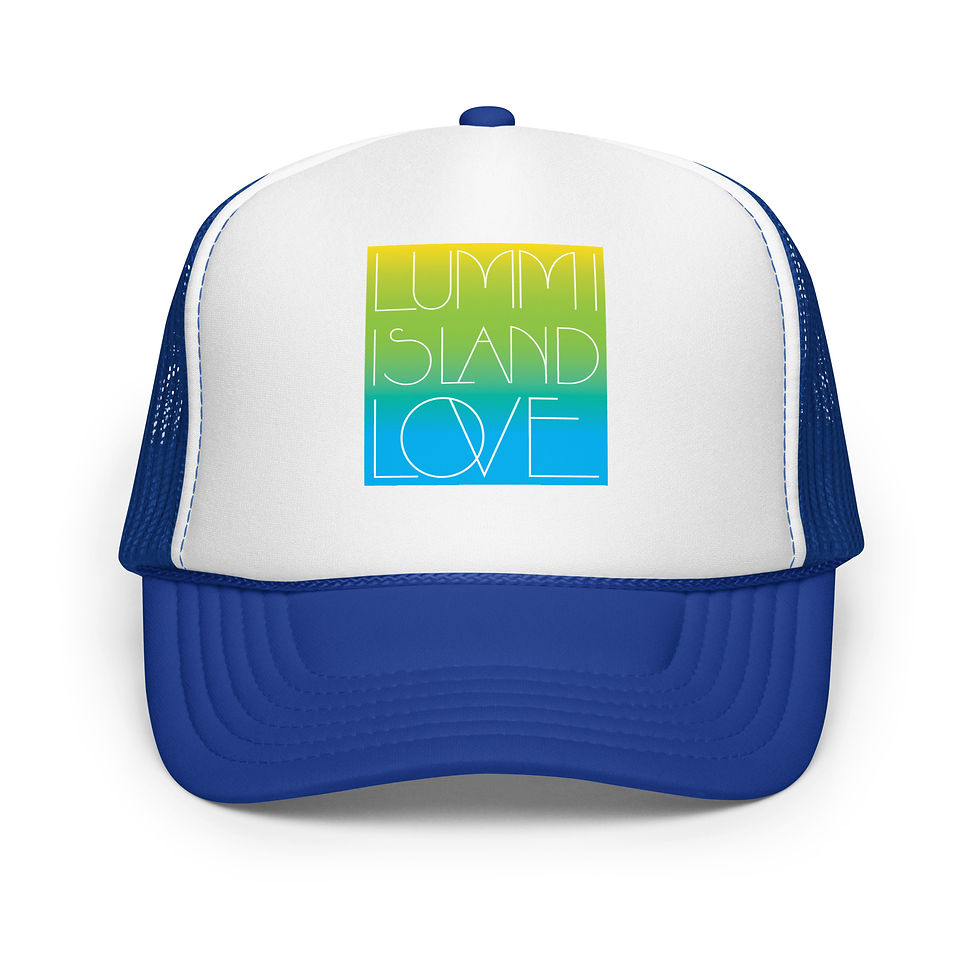 Thumbnail: Nouveau Lummi Island Love Foam trucker hat