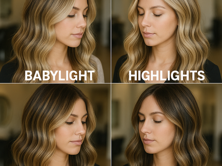 Diferencias entre mechas / Balayage / Babylights / Visos