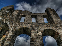 Castle Middle Ages Sublime Enormous Imposing