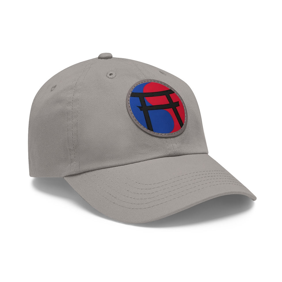 Thumbnail: Tennessee Karate Institute Hat with Round Leather Patch 