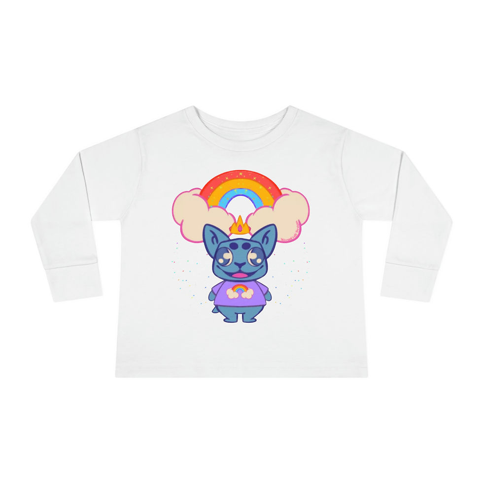 Thumbnail: French Bulldog Toddler Long Sleeve Tshirt 