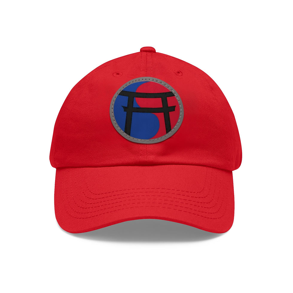 Thumbnail: Tennessee Karate Institute Hat with Round Leather Patch 