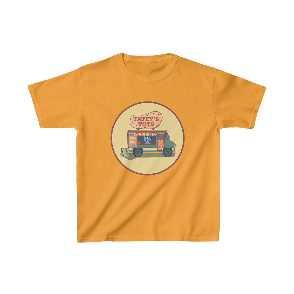 Thumbnail: French Bulldog Tatey's Tots Kids Heavy Cotton™ Tee