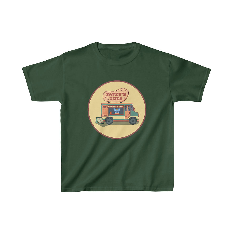 Thumbnail: French Bulldog Tatey's Tots Kids Heavy Cotton™ Tee