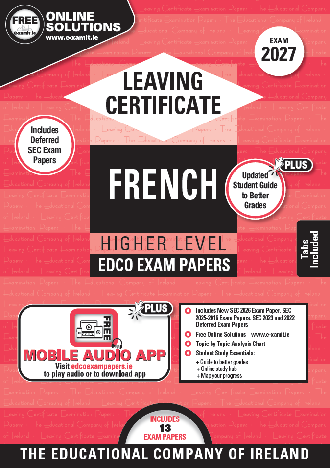 Exam Papers Leaving Cert French Higher Level
