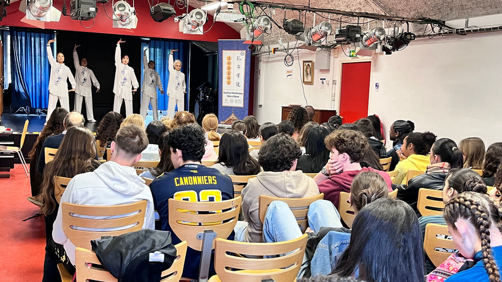 Quand le Taiji rencontre la jeunesse : journée de la culture chinoise au Lycée Bonaparte