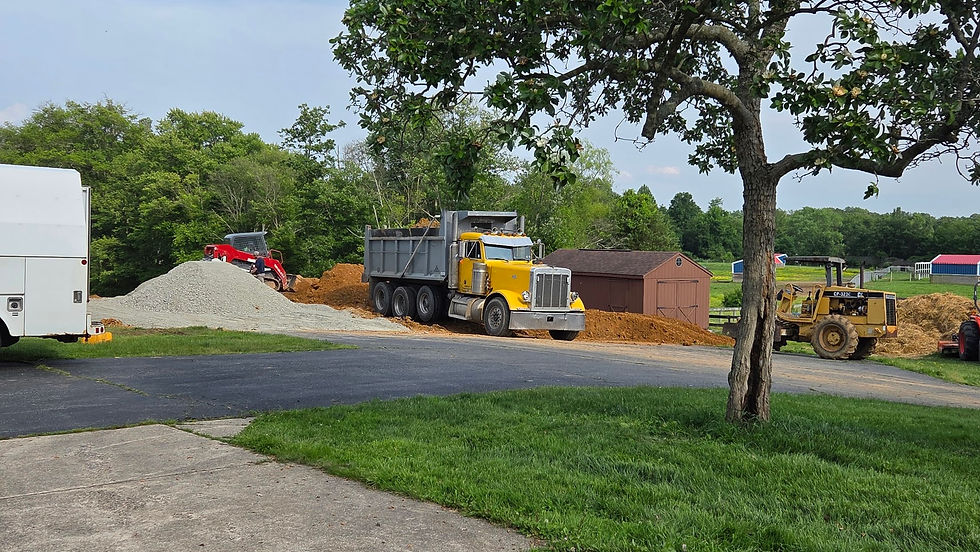 Site prepping in action!