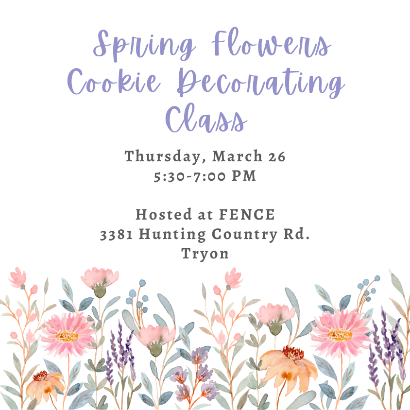 Spring Flowers Cookie Decorating