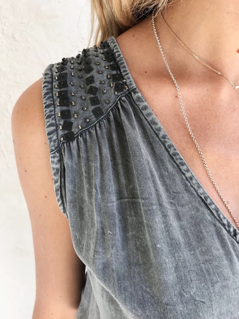 Thumbnail: Urban Gipsy Dress Stonewash