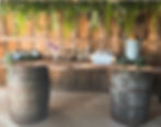 Thumbnail: 8ft and 10ft Live Edge Wine Barrel Table Tops