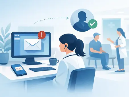 Email Notifications for Patient Arrivals That Protect Focus