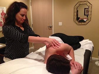 Hands on physcal theapy treatment
