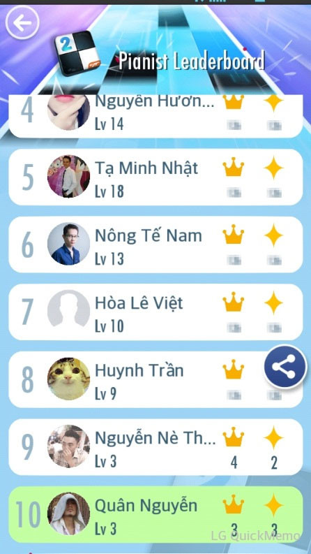 Jogo de Piano Tiles 2 para Android