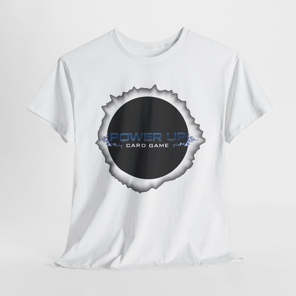 Thumbnail: Power Up! Card Game Logo T-Shirt