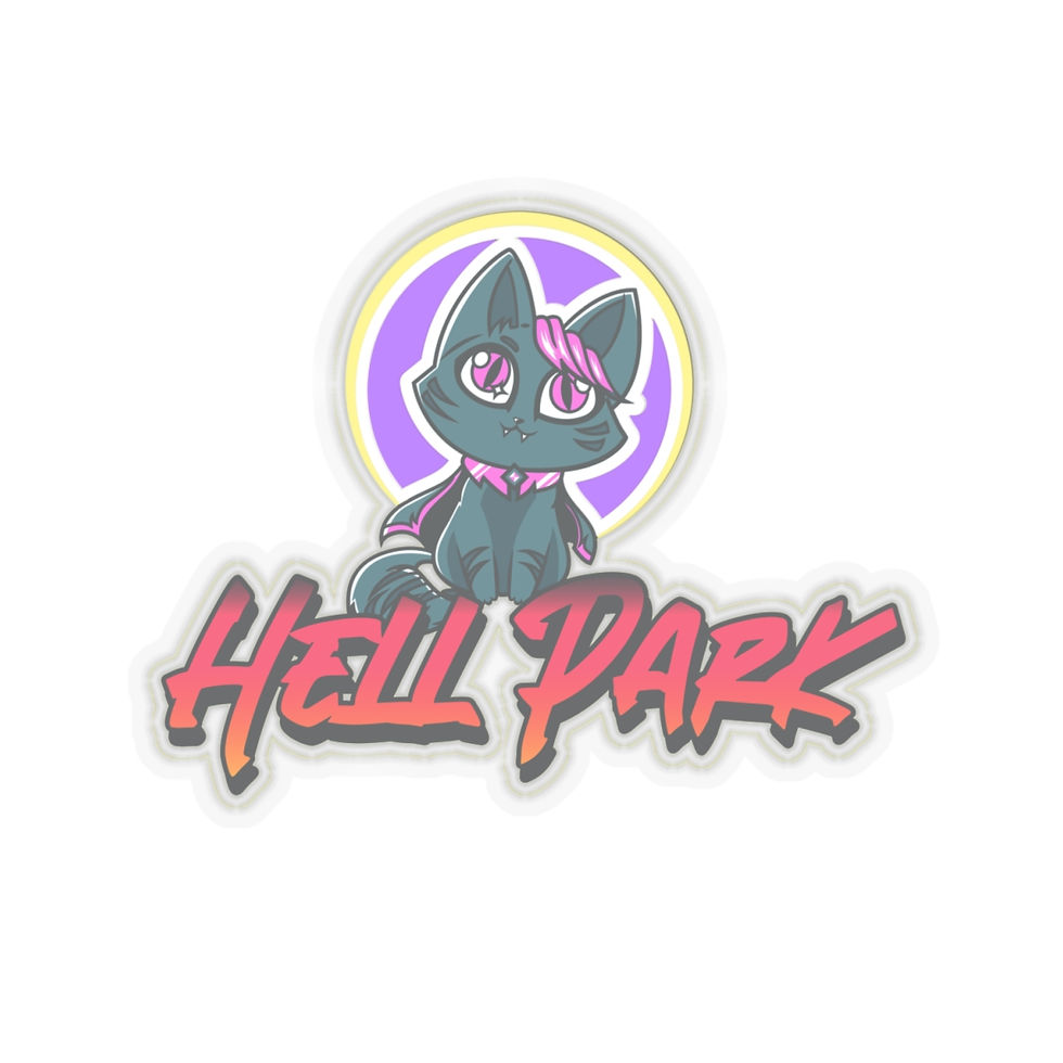 Thumbnail: Hell Park Mewtie-Pie Logo Sticker!