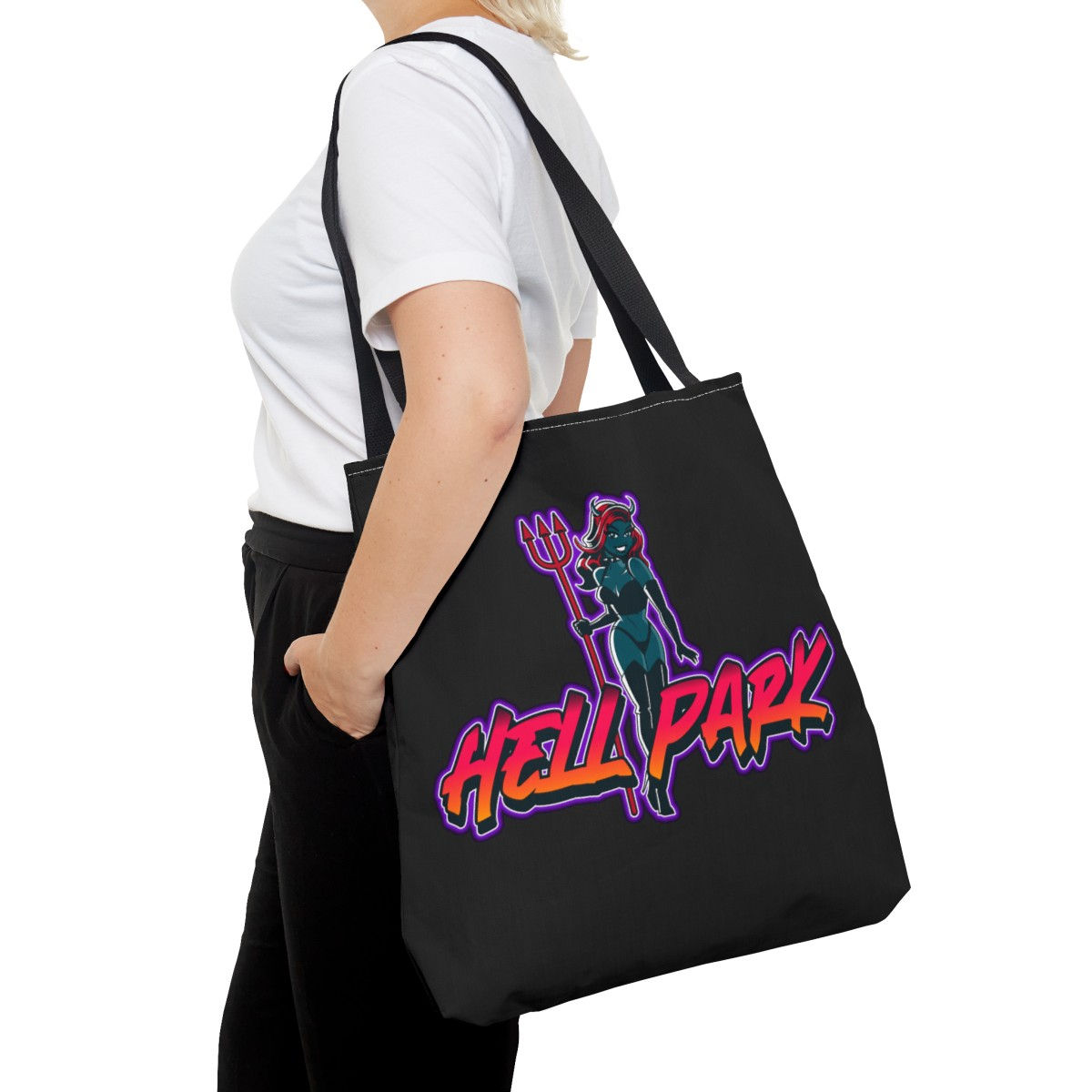 Hell Park Arachna logo Tote Bag! Carry all your RPG books!