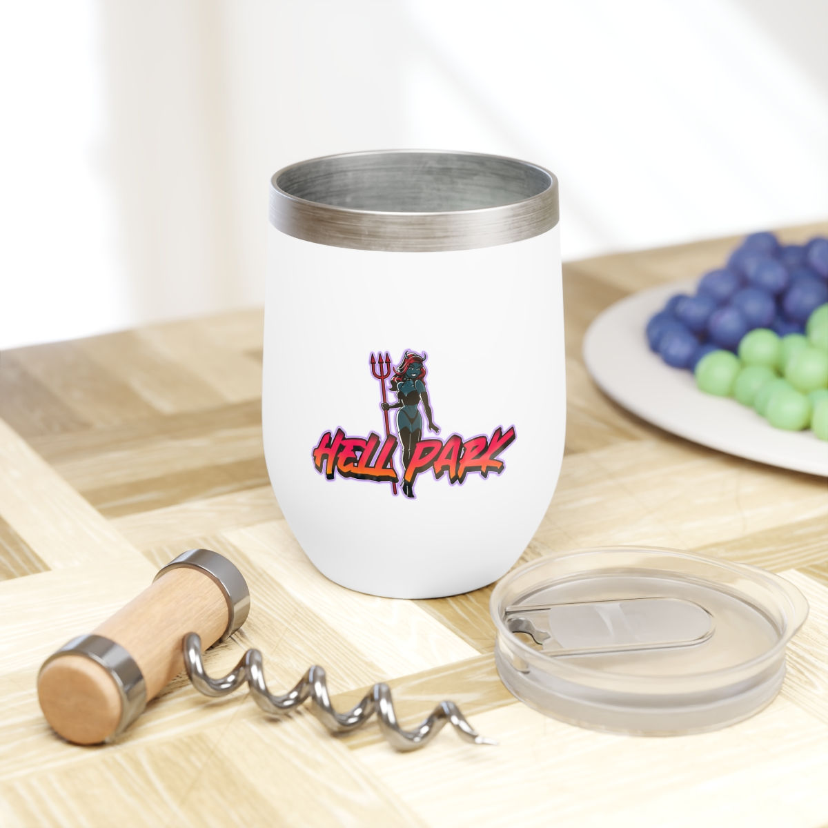 Hell Park Arachna logo 12oz. Chill Wine Tumbler!