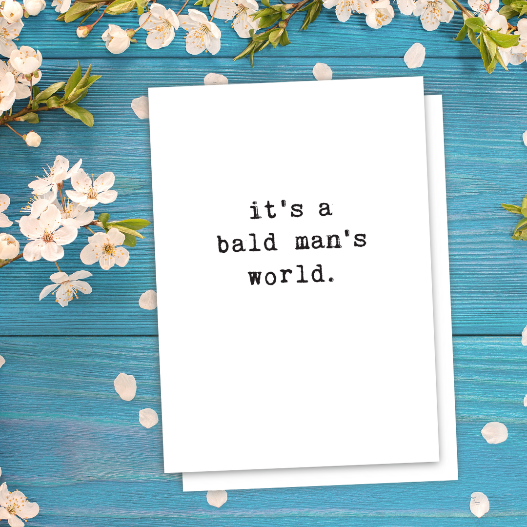 Bald Man's World Card