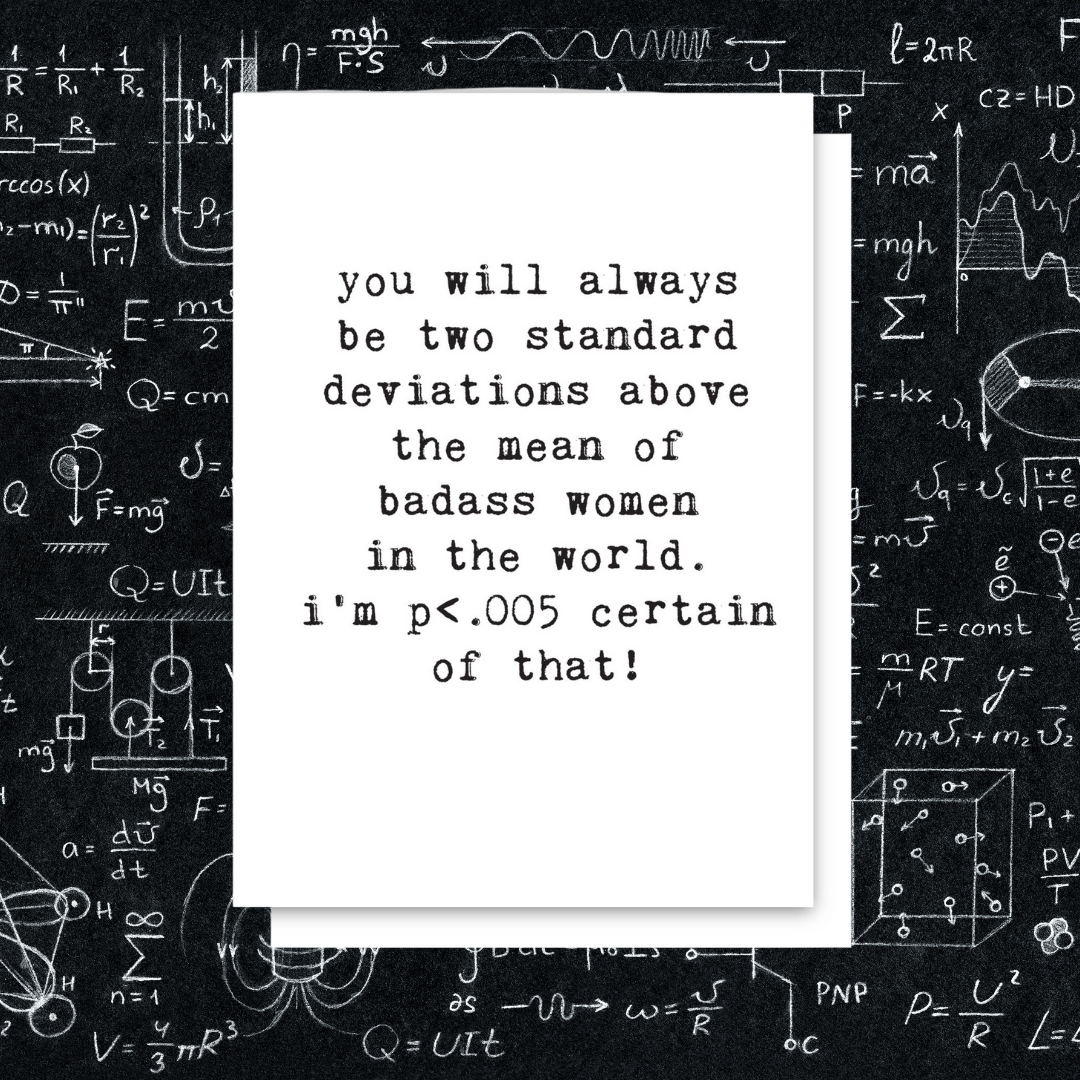 Badass Women Statistics Card