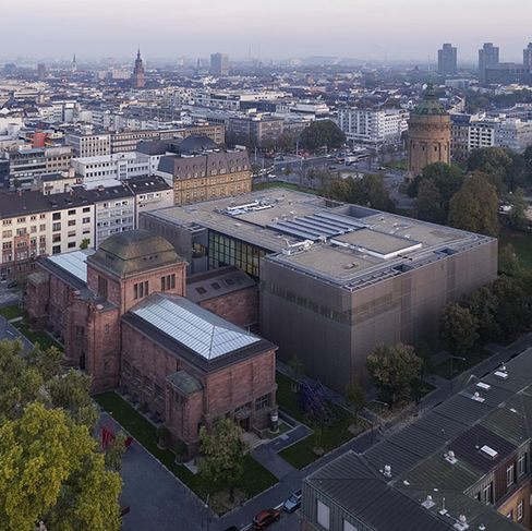 Luftaufnahme von der Kunsthalle © HG Esch