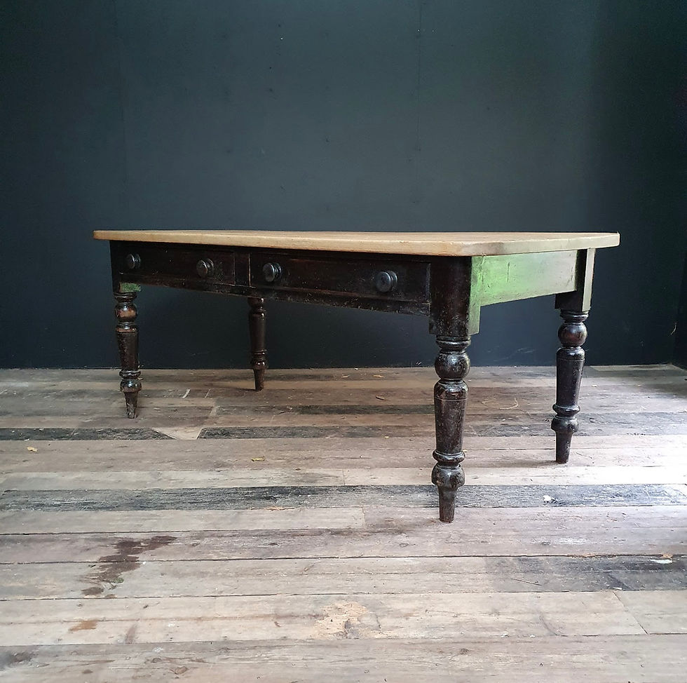 Victorian Scrub Top Farmhouse Table SOLD