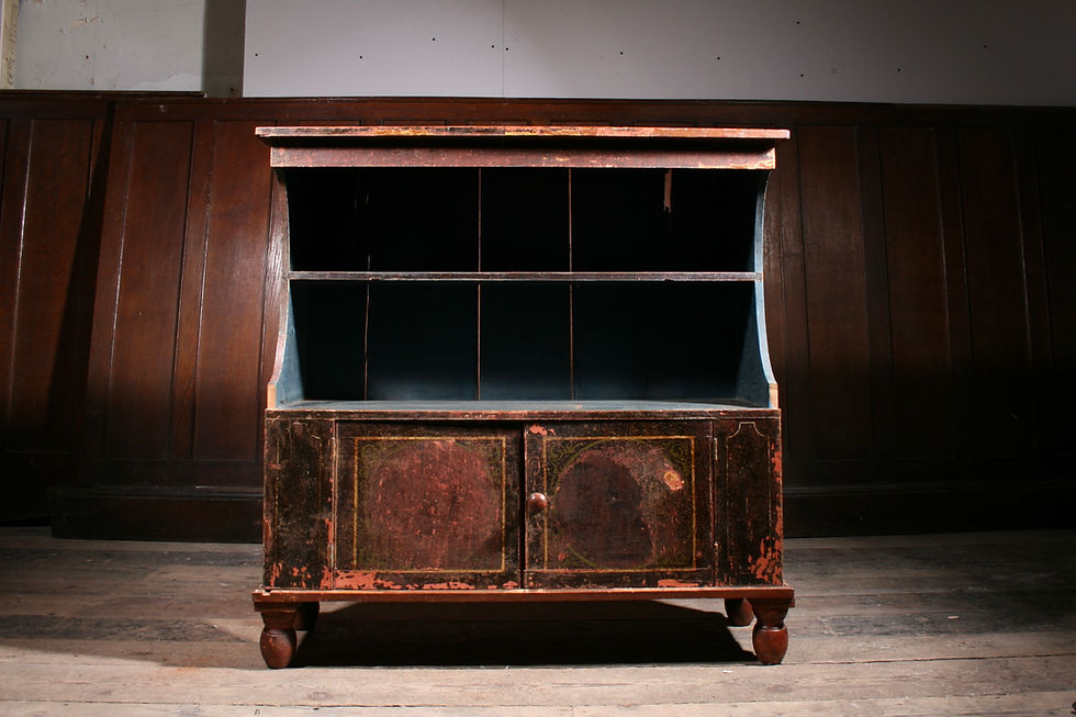 Thumbnail: Georgian Bookcase in Original Paint